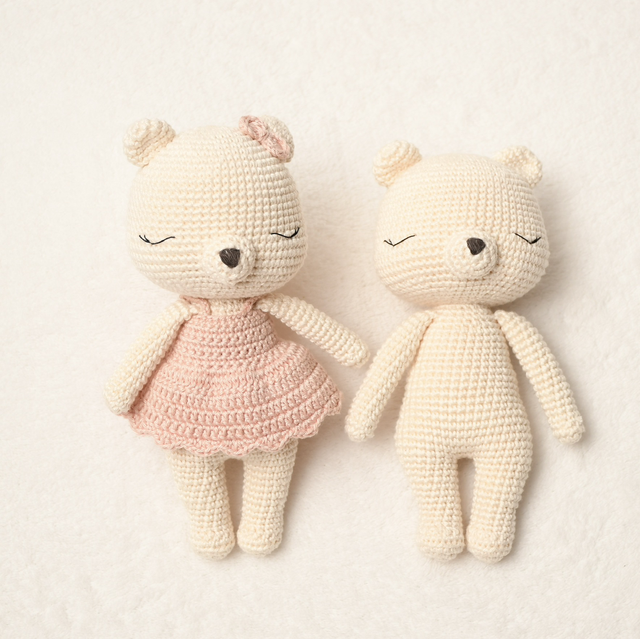 Kuscheltier „Teddy Pärchen“ White Nature 