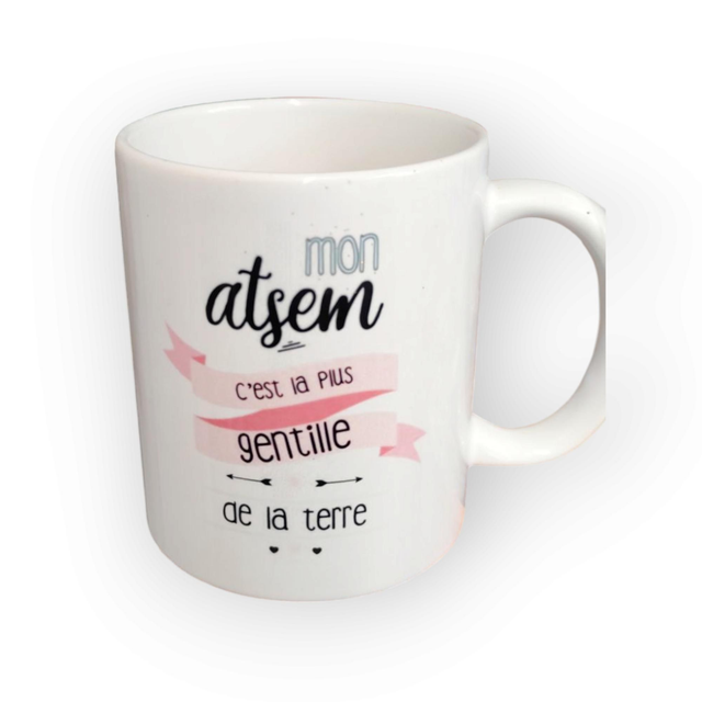 Bougie ATSEM tasse  cannelle douce