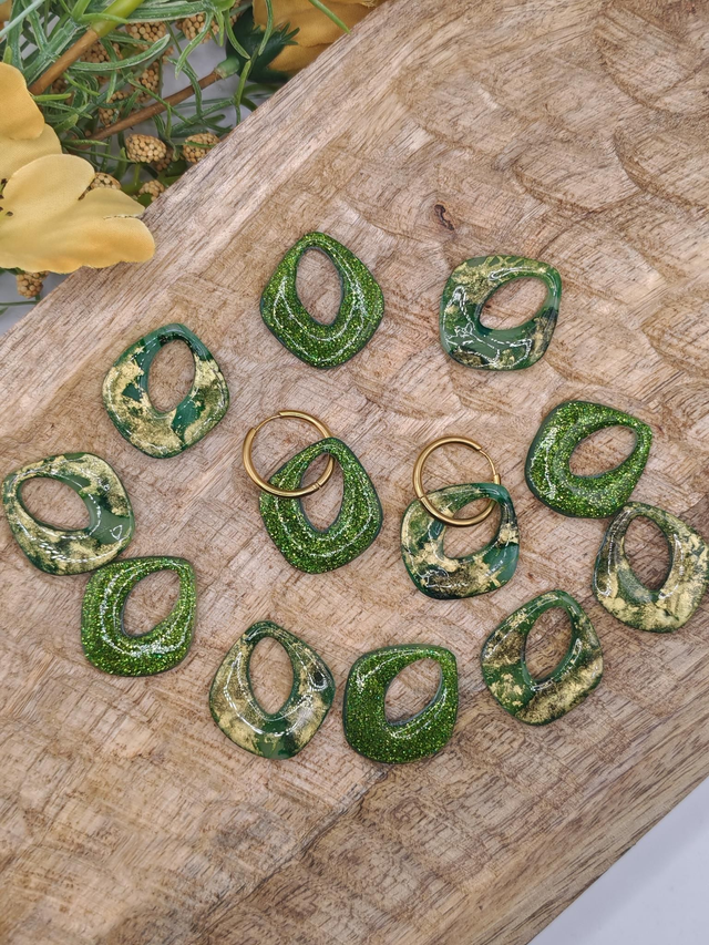 Choupettes Marine réversibles, vert