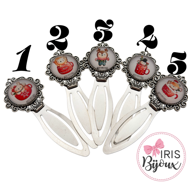 Segnalibro con cabochon in resina 