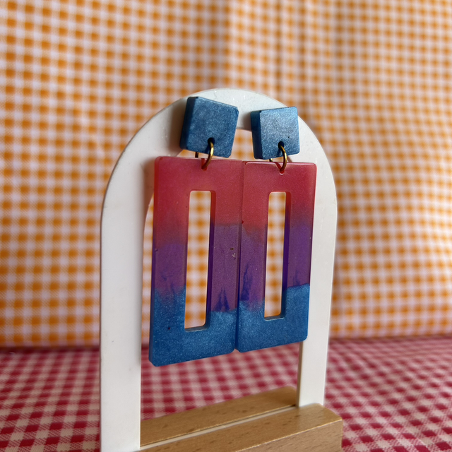 Pendientes Rectángulo 