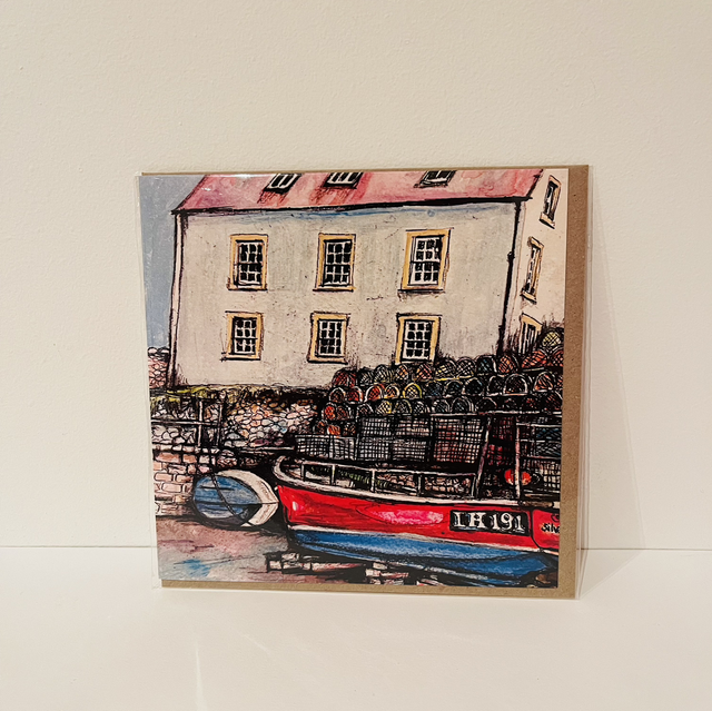 Greetings card-  St. Abbs,Harbour House