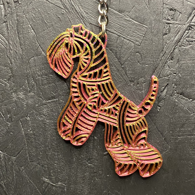 3D - Keychain Kerry Raspberry Pink