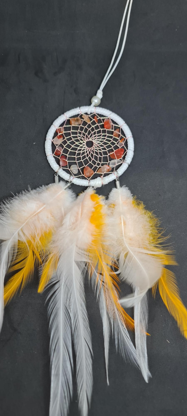 Attrape rêve cornaline