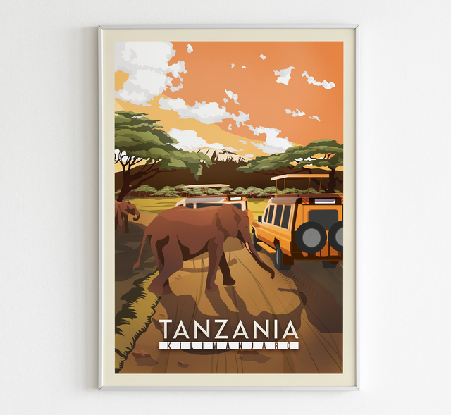 Tanzania Wall Art Print