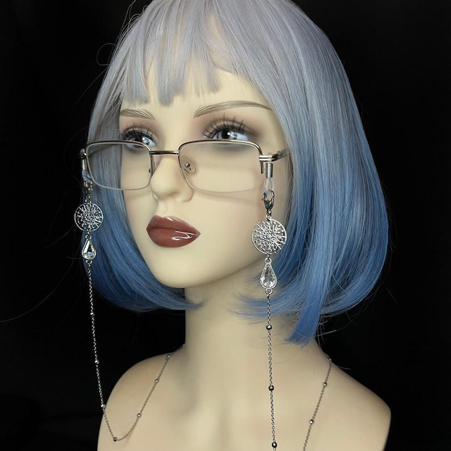 Snowflake glasses chain