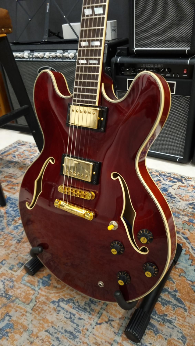 Stanford CR Thinline 35 Cherry - 335 style (Usato)