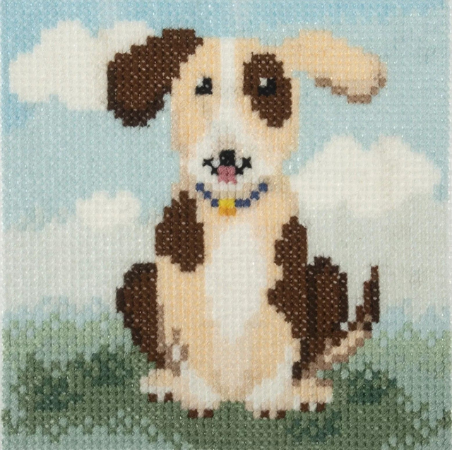 Counted Cross Stitch Kit: Mini: Dog