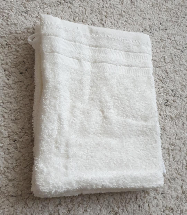 Gant de toilette Lot de 4 pièces beige 