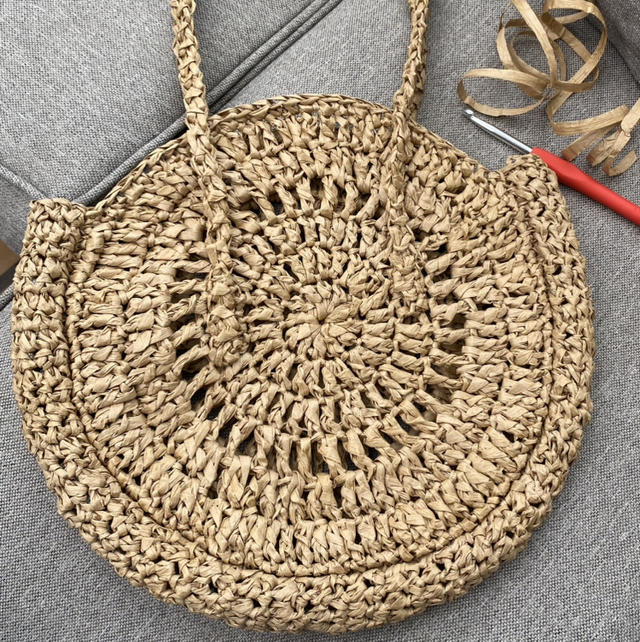 Raffia summer bag