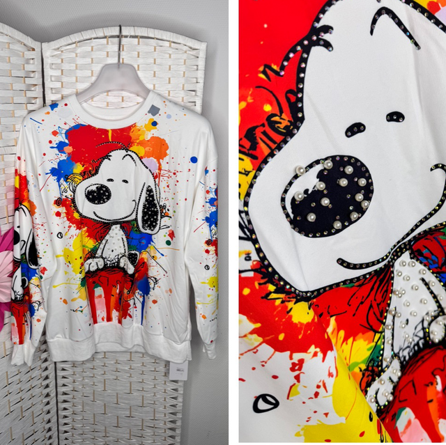 SH3 Shirt „SnoopyPaint“ AA ca.60 L ca.69