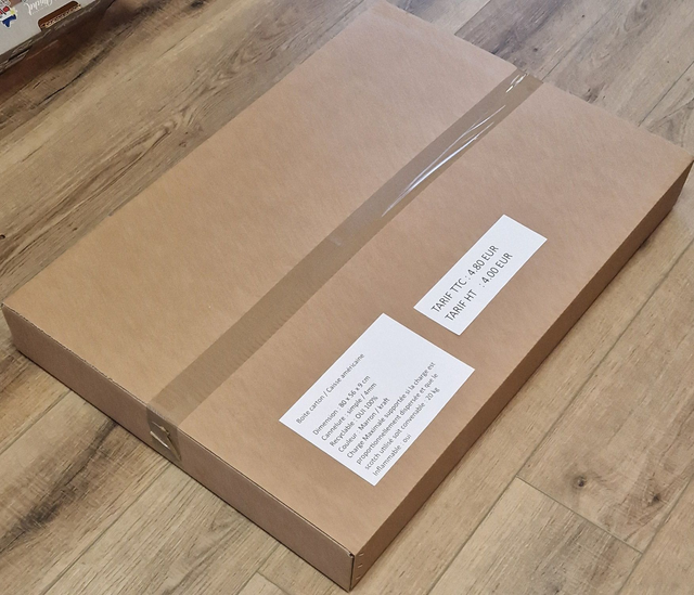 N° 3 Boites en carton simple cannelure 80x59x9cm 