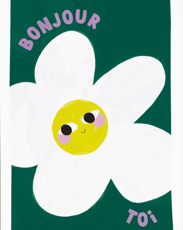 AFFICHE BONJOUR TOI - A4