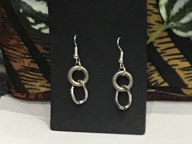 Silver Dangling Earrings- SDE23