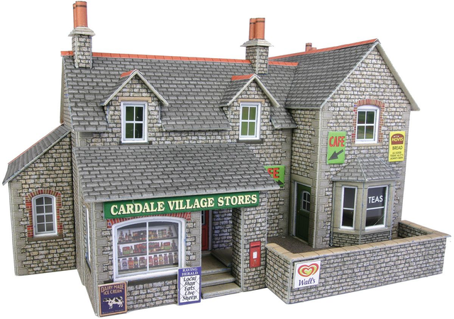 PO254 00/H0 Scale Village Shop &amp; Cafe