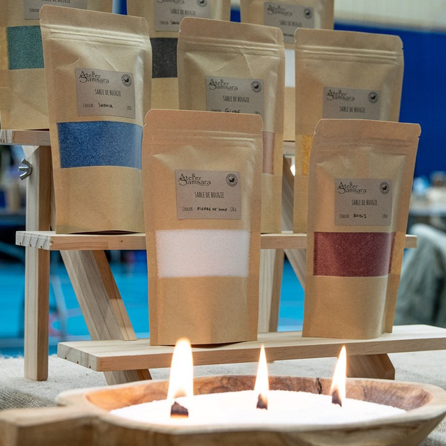 Sable de bougie - couleur 120g