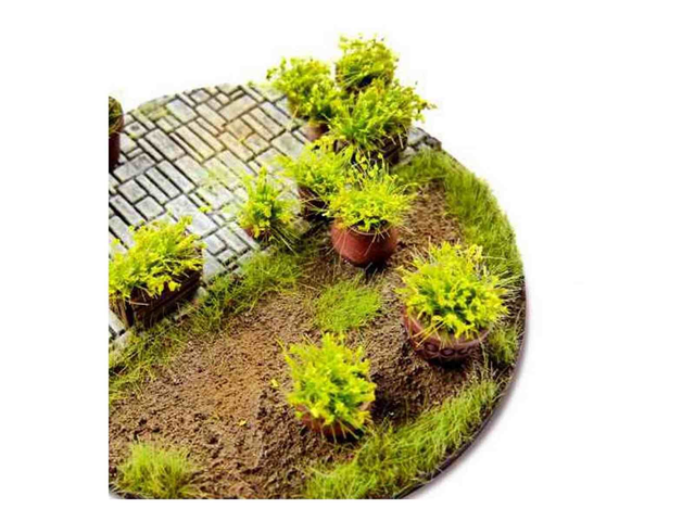 Touffes de Buissons 6mm Auto-Adhésif - Vert clair GSW 13008