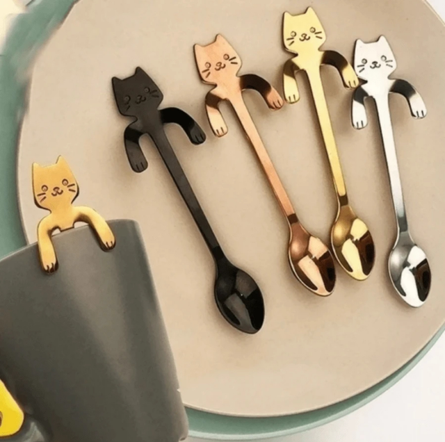Cuillère à café chaton