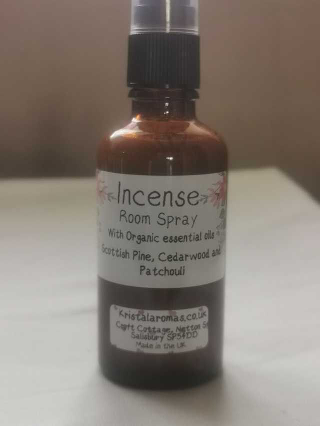 Room Spray.   Incense. 50ml