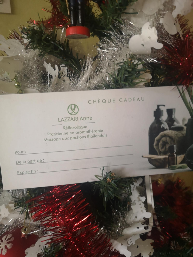 Chèque cadeau réflexologie intégrale 