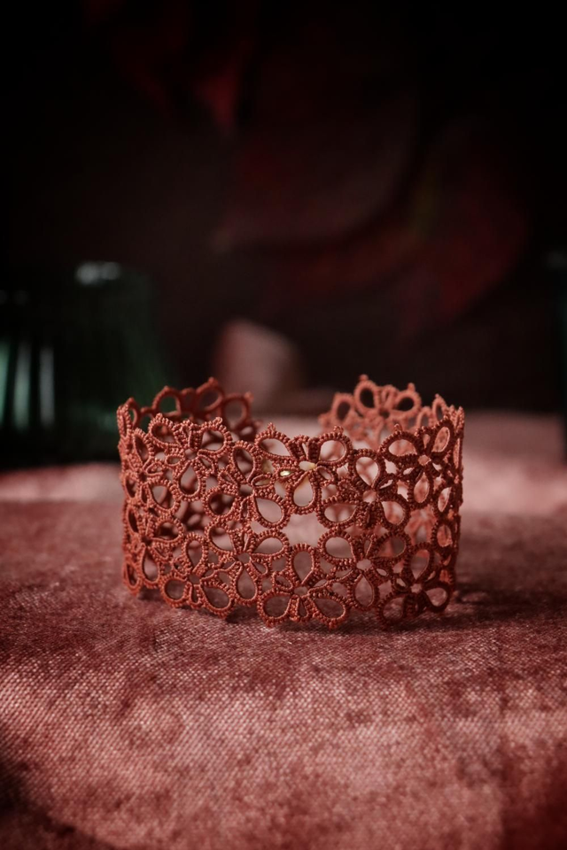 Bracelet manchette Flora