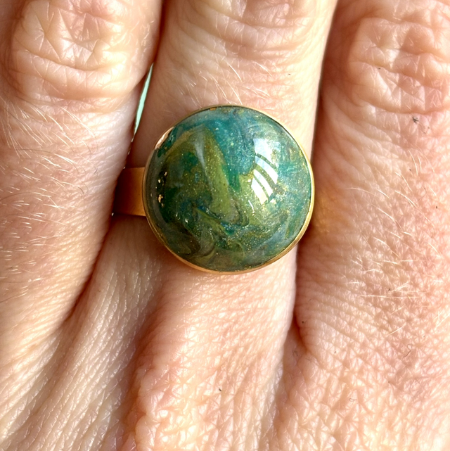 Bague « Reflet d’Amazonie »