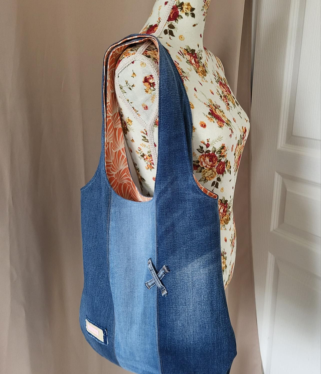 Sac Hobo réversible- Pavot de Californie 