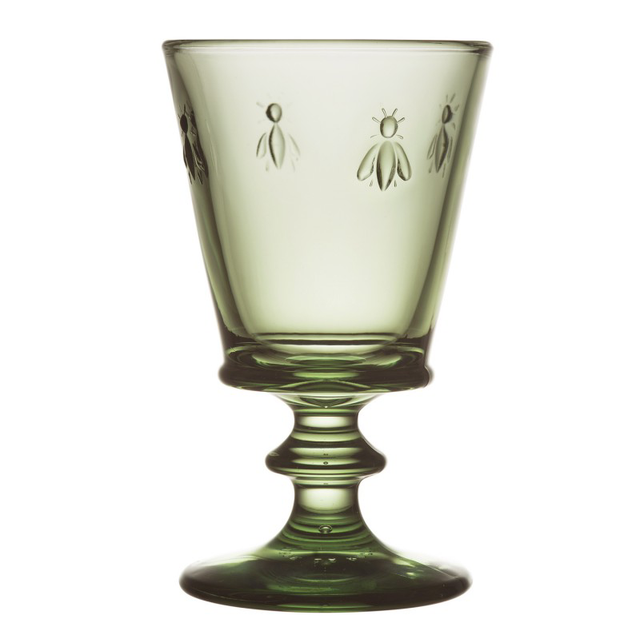 Abeille wijnglas olijf groen H14,1 24cl
