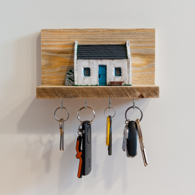 Porte-clés &quot;Maison de pêcheur&quot;