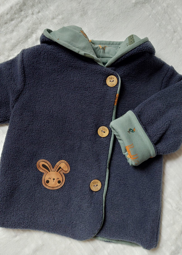 Veste polaire 68/74 &quot;lapin&quot;