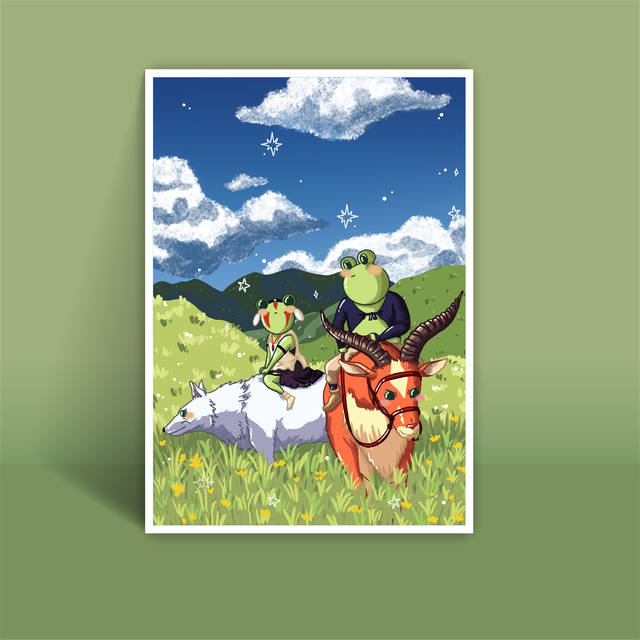 Princesse Mononoke - affiche A4