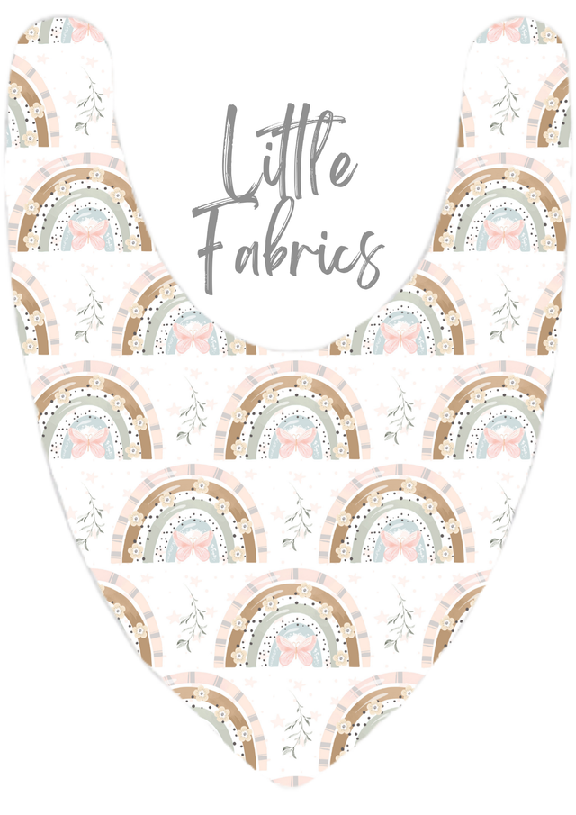 Panneau bavoir arc en ciel