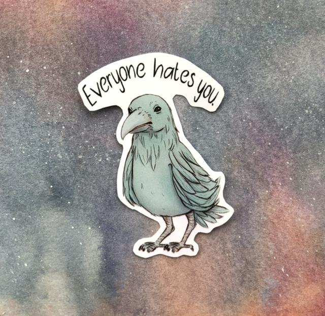 Baldur’s Gate 3 - Rude Raven Sticker-S7