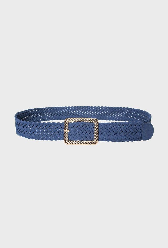 Ceinture tressé marine