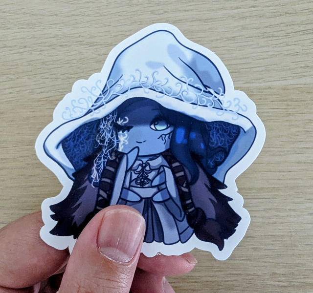 Ranni The Witch Chibi Cute Elden Ring inspired Vinyl Stickers