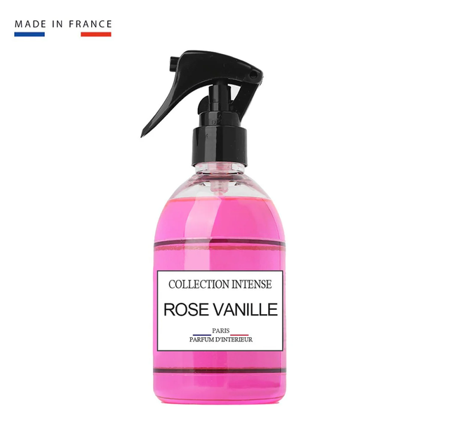 Parfum d’intérieur, textile et voiture Rose Vanille 