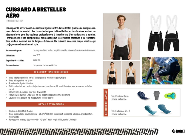 Cuissard à bretelles AERO