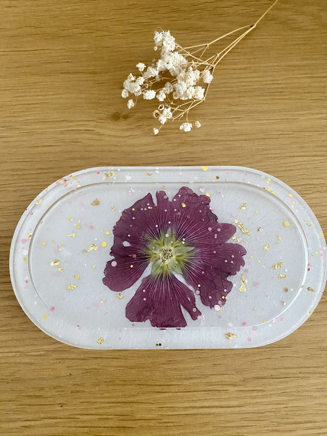 Vide poche - rose trémière