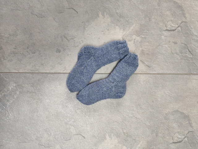 Handgestrickte Socken Größe 62/68