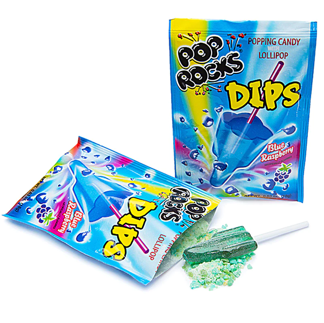 Pop Rocks Dips Blue Raspberry