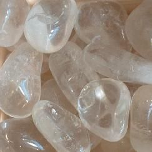 cristal de roche (pierre roulée) 