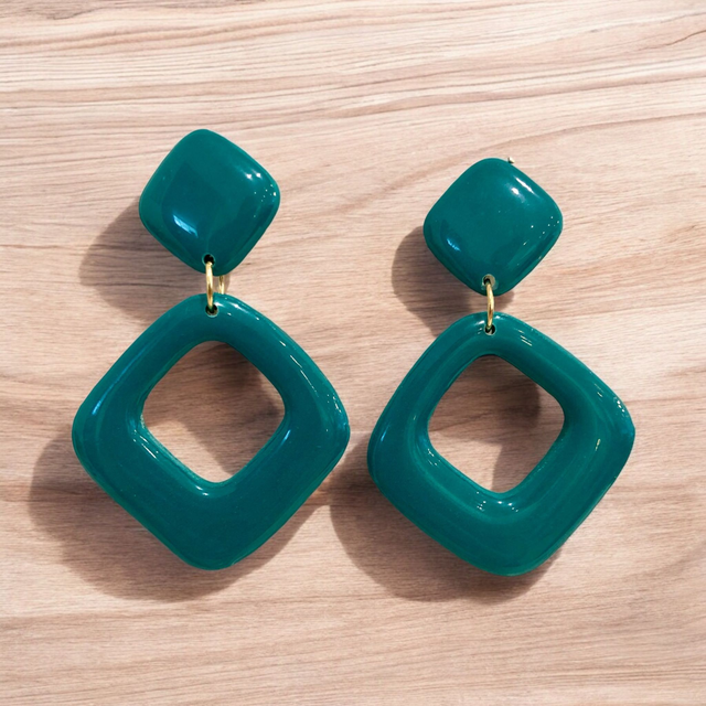 DOUBLE LOSANGES VERT