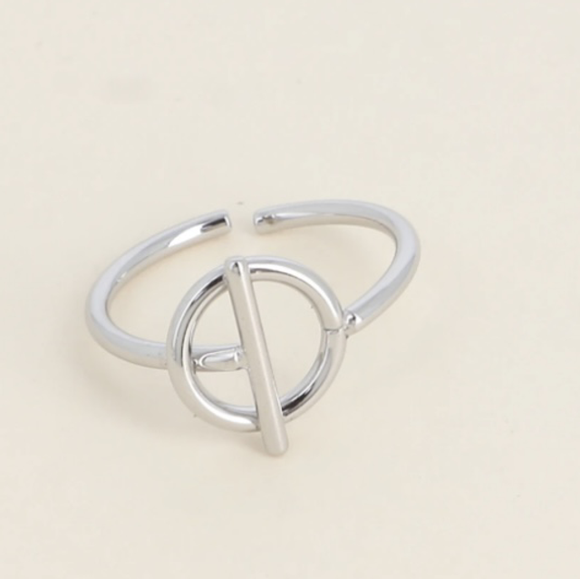 Bague cercle argent 