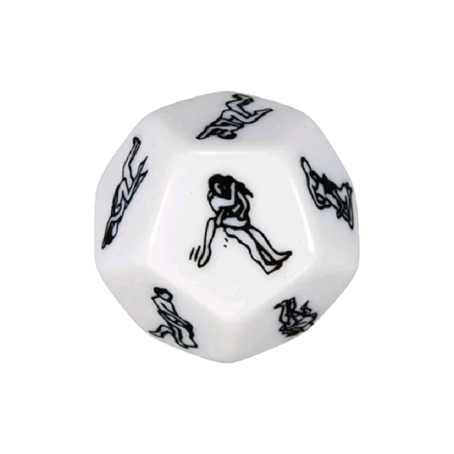 Dado 12 Posiciones Sexuales Blanco