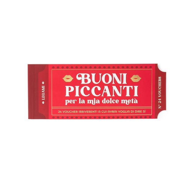 Blocchetto da 24 Voucher BUONI PICCANTI