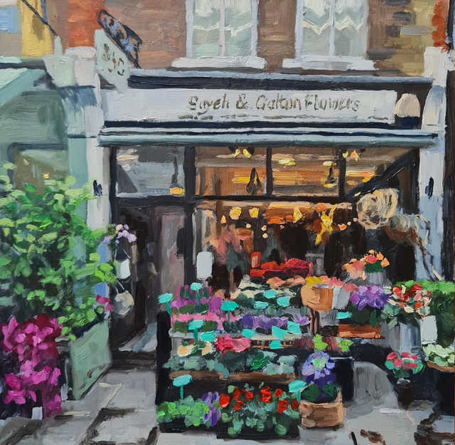 Print 'Flowers on Flask Walk'