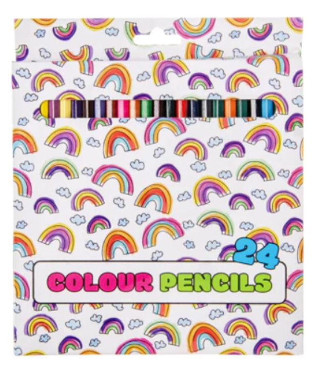 Värvipliiatsite komplekt (24 tk)