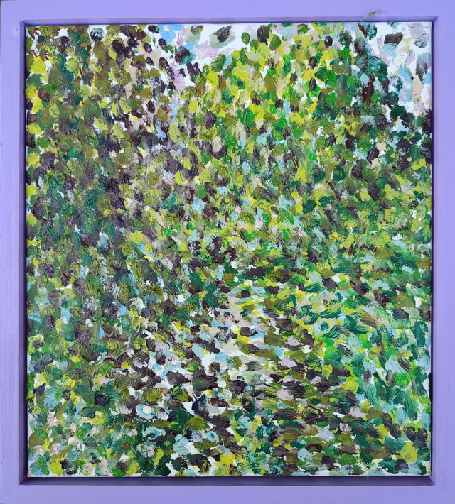 Rawka 37, 46x41 akryl płótno 2019