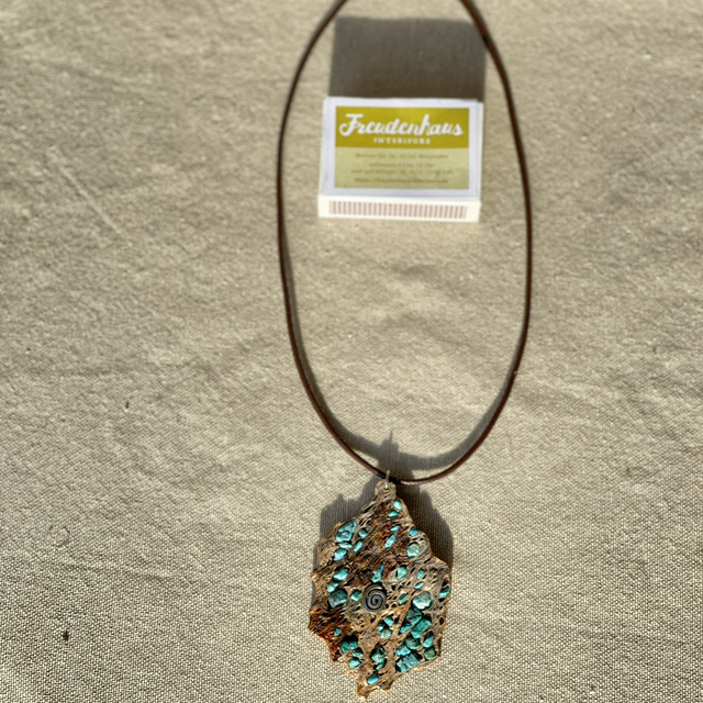 Türkiskette  silber Unikat 