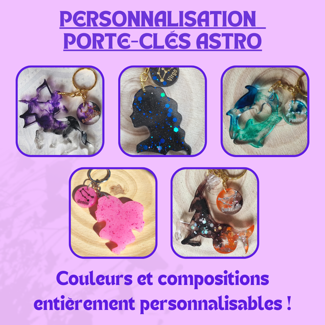 Personnalisation Porte-clés Astro